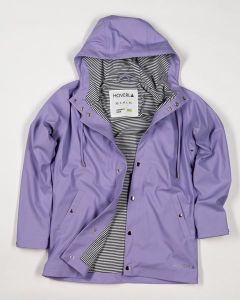 Hoverla Lavender raincoat XS фото