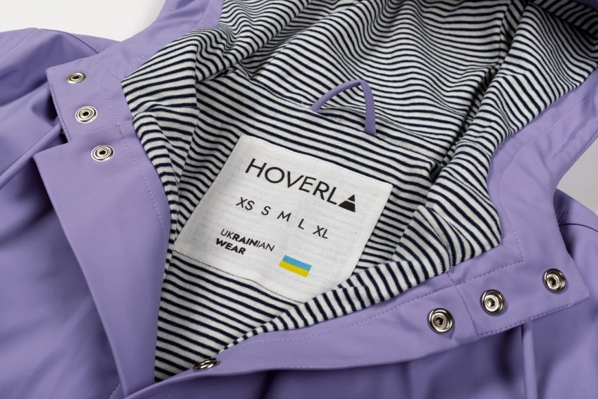 Hoverla Lavender raincoat XS фото