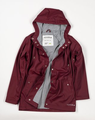 Hoverla Burgundy raincoat XS фото