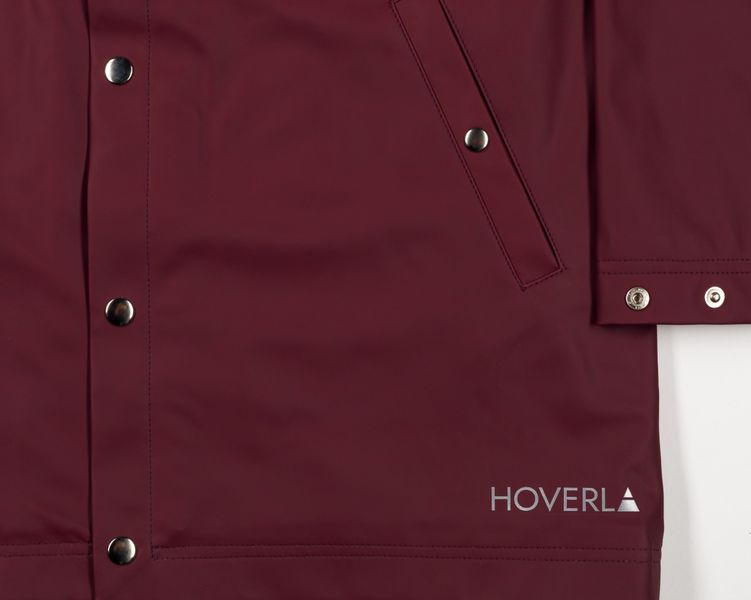 Hoverla Burgundy raincoat XS photo