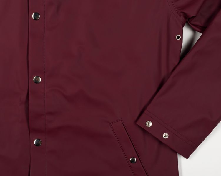 Hoverla Burgundy raincoat XS photo